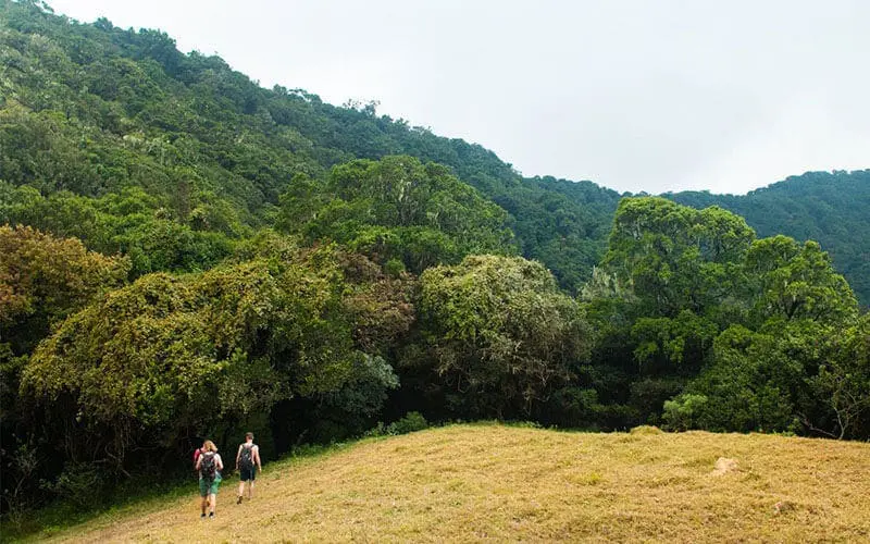 Start of the hike