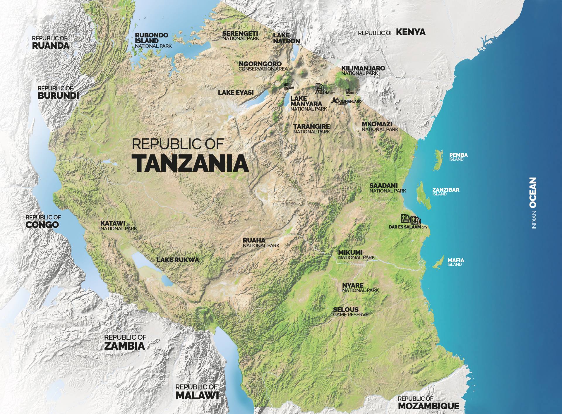 Where to Visit? North, South, or Western Tanzania?